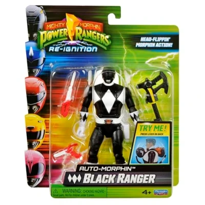 Afbeelding van Power Rangers Re Ignition Figurine Auto Morphin 15,2 cm Ranger noir