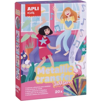 Afbeelding van Apli Kids Metallic Transfer fashion