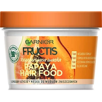 Afbeelding van Garnier Fructis Papaya Regenererend Mask, 390 Ml