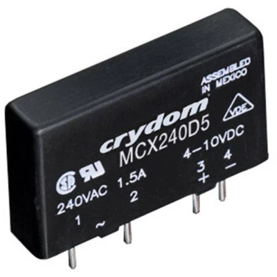 Afbeelding van Crydom Halfgeleiderrelais MCX480D5 5 A Schakelspanning (max.): 660 V/AC Schakelend bij overbelasting 1 stuk(s)