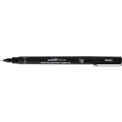 Afbeelding van Fineliner Uni ball Pin 0,1mm zwart