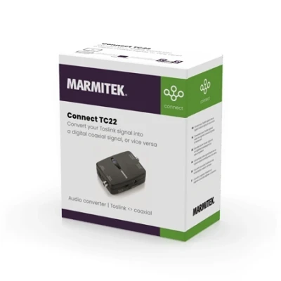Afbeelding van Marmitek Connect Tc22 Audio Converter Toslink Coaxiaal
