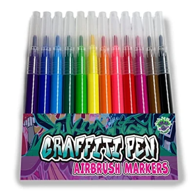 Afbeelding van Splat Planet Set van 12 wasbare vullingen voor graffitipen, airbrushpen kinderen, schilderen en kleuren
