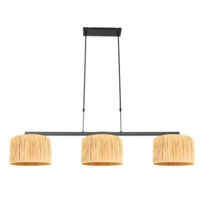 Afbeelding van Steinhauer hanglamp Stang zwart metaal 3744ZW