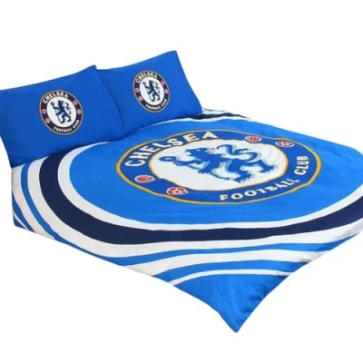 Afbeelding van Chelsea FC Pulse Omkeerbare beddengoedset met dekbedovertrek en 2 kussenslopen