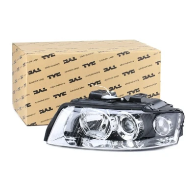 Afbeelding van TYC 20 0008 05 2 Koplampen Links H7/H7 Zonder elektro motor, Met lamphouder AUDI: A4 B6 Avant, Saloon