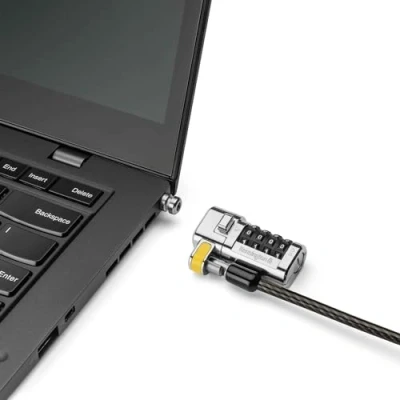 Afbeelding van Kensington ClickSafe universeel 3 in 1 combinatieslot mastercode, Beveiliging van notebooks, Zwart