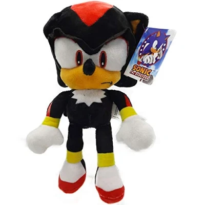 Afbeelding van Sonic The Hedgehog Knuffel Shadow Pluche Speelgoed Zwart 32 cm