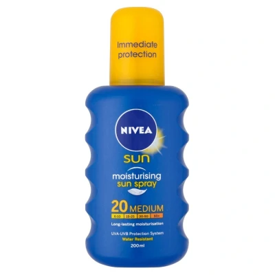 Afbeelding van Nivea Sun Protect &amp; Moisture 48h 20 SPF Medium 200ml