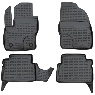 Afbeelding van WALSER XTR 75175 Vloermatset Rubber voor en achter Zwart Op maat gemaakt