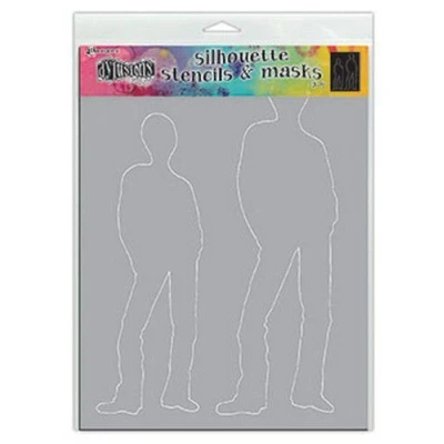 Afbeelding van Ranger Dylusions stencil silhouette tom