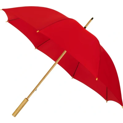 Afbeelding van Eco bamboe paraplu windproof rood