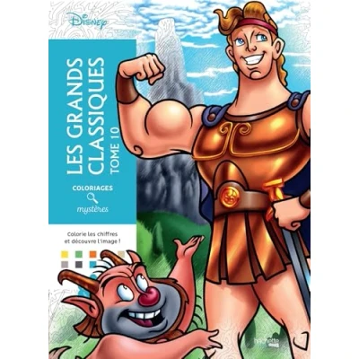 Afbeelding van Disney Coloriages Mystères Les Grands Classiques Tome 10 Hachette Kleuren op nummer kleurboek voor volwassenen
