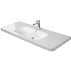 Afbeelding van Duravit Durastyle wastafel 120x48cm 1 kraangat met overloop wit