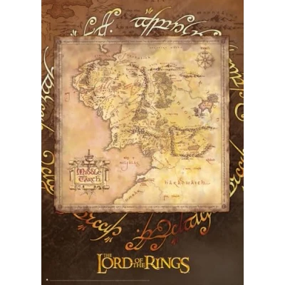 Afbeelding van Schmidt Spiele 58551 Monsieur Dr Ringen Middle Earth Puzzel 1000 Stukjes Veelkleurig
