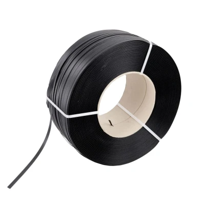 Afbeelding van Zwart PP band 12mm X 0.55mm 3000mtr, Kern 406mm (1 Rol)