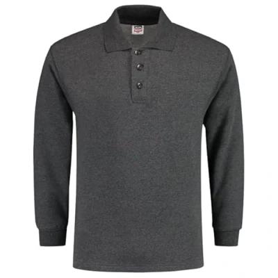 Afbeelding van Tricorp 301004 Polosweater Donkergrijs 6XL