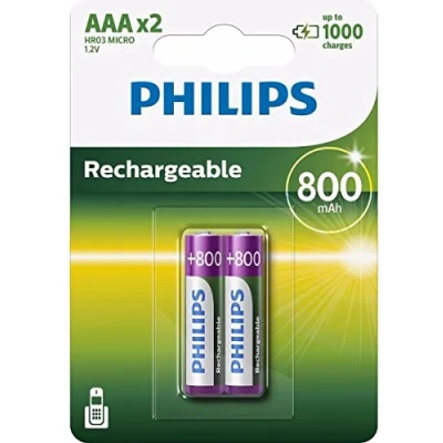 Image de Philips 800 Mah Aaa Lr03 X2