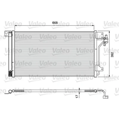 Afbeelding van Valeo Airco condensor 814015