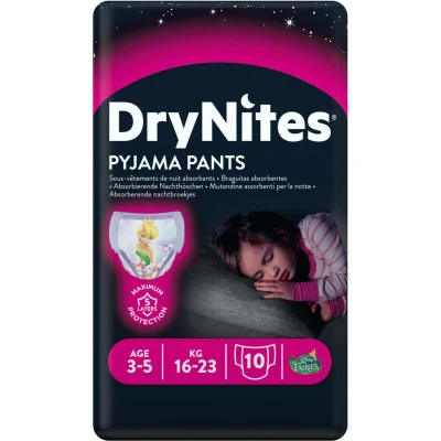 Afbeelding van DryNites Absorberende Luierbroekjes Girl 3 5 jaar 10 stuks