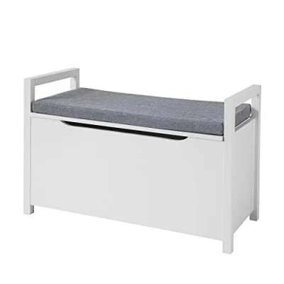 Afbeelding van SoBuy FSR76 W Schoenenkast Opbergbank 86 x 38 54 cm ES