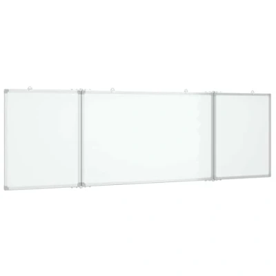 Image de vidaXL Tableau blanc magnétique pliable 160x60x1,7 cm aluminium