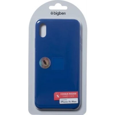 Afbeelding van Bigben Connected, Hoesje Geschikt voor Apple iPhone XS Max Stijf, zacht aanvoelend siliconen, Blauw