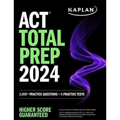 Afbeelding van Kaplan Test Prep ACT Total 2024: Includes 2,000+ Practice Questions + 6 Tests