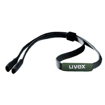 Afbeelding van Uvex Eyewear Verstelbare antislip brilriem voor sport en zonnebrillen, zwart/mosgroen