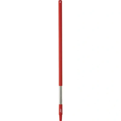 Afbeelding van Vikan Stelen 100cm Korte Ergonomische Rvs Steel Van Roestvrij Staal En Polypropyleen 1025xø 31mm Rood