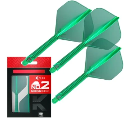 Afbeelding van Target K Flex Green NO2 Dart Flights Medium