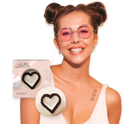 Afbeelding van LaDot tijdelijke tattoo stempel Hartje S29