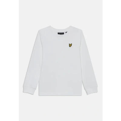 Afbeelding van Lyle &amp; Scott Jongens Longsleeve met logoborduring in de kleur Wit, maat: 10 11 jaar