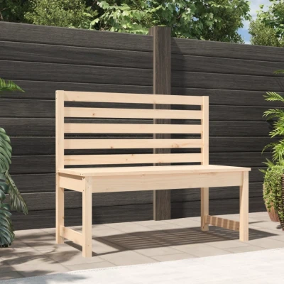 Afbeelding van vidaXL Tuinbank 109 cm massief grenenhout