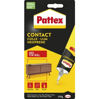 Afbeelding van Pattex Contactlijm Tix gel, Tube Van 125 G, Op Blister Lijm