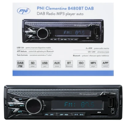 Afbeelding van PNI Clementine 8480BT Autoradio 1 DIN
