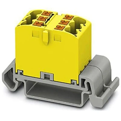 Afbeelding van Verdeelblokken PTFIX 6X2,5 NS35A YE Phoenix Contact Inhoud: 10 stuk(s)