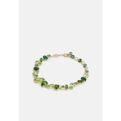 Afbeelding van Swarovski dames GEMA BRACELET LINE GRE/GOS M in de kleur Goud