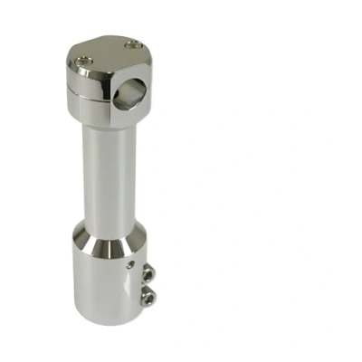 Afbeelding van Stuurklem STR8 voor Yamaha Aerox/MBK Nitro chroom