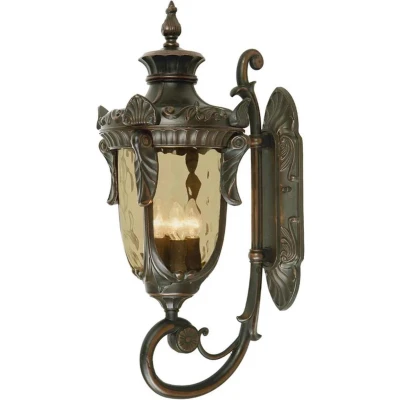 Afbeelding van Bohemian Wandlamp Steady Lighting Metaal E14 L: 31cm Voor Buiten Woonkamer Eetkamer Brons