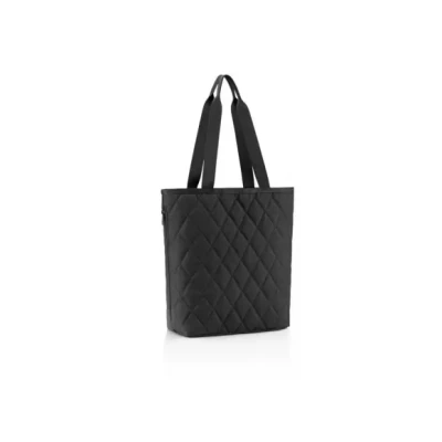Afbeelding van Reisenthel Classic Shopper M Schoudertas 8L Rhombus Black Zwart