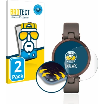 Afbeelding van BROTECT Screenprotector voor Garmin Lily Folie Beschermfolie transparant volledig dekking (2 Stuks)