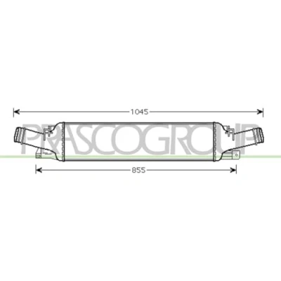 Afbeelding van PRASCO AD024N002 Intercooler AUDI: A4 B8 Avant, A5 Sportback, A6 C7 PORSCHE: Macan