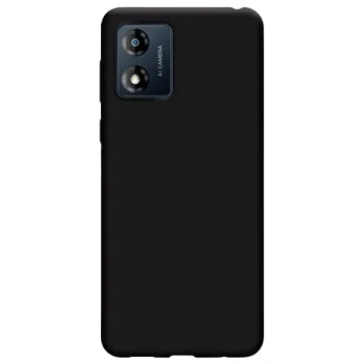 Afbeelding van Just in Case TPU Back Cover Zwart Motorola Moto E13