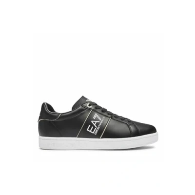Afbeelding van EA7 Emporio Armani Classic Unisex Sneakers laag, Maat: 46, Black/gold Leer