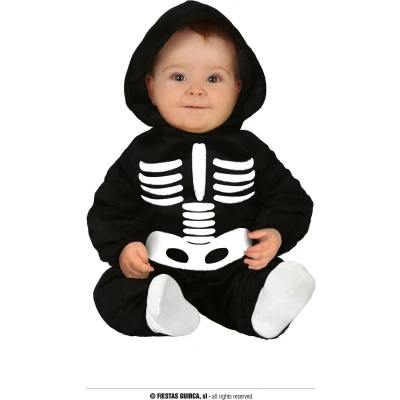 Afbeelding van Fiestas Guirca Skeleton baby (12 18 maanden)