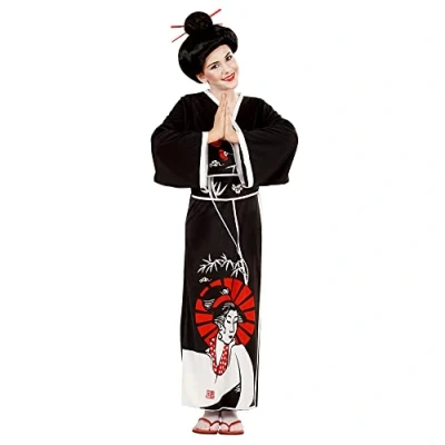 Afbeelding van WIDMANN MILANO PARTY FASHION kinderkostuum Geisha, kimono, Japanse jurk, carnavalskostuums