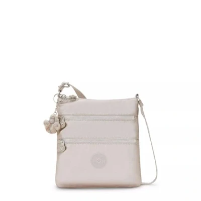 Afbeelding van Kipling Keiko mini schoudertas, glanzend metaal., Metaal