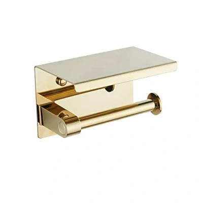 Afbeelding van BGL 304 roestvrijstalen wandtoiletpapierhouder voor hoteldecoratie (goud)
