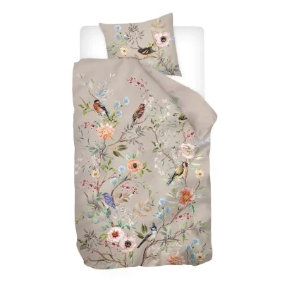 Afbeelding van Snoozing Seth Dekbedovertrek Eenpersoons 140x200/220 cm Gebroken wit